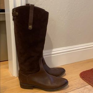 Sam Edelman suede and leather boots
